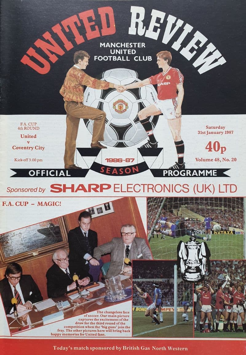Manchester United v Coventry, FA Cup 4th Rnd (1987, Jan 31st)