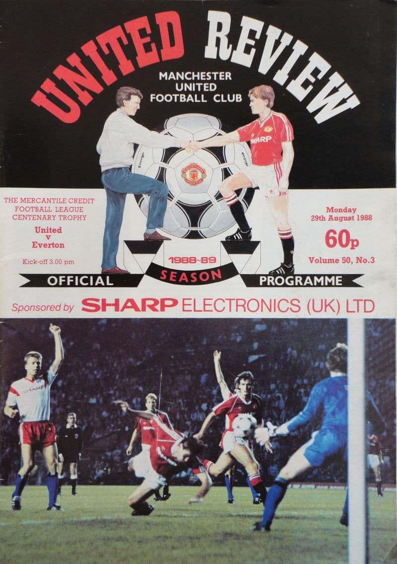 Manchester United v Everton, Centenary Trophy (1988, Aug 29th)