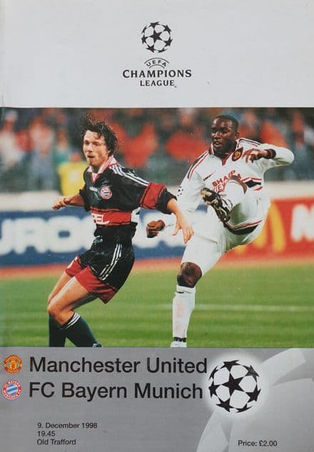 Manchester United v FC Bayern Munich, Champions League (1998, Dec 9th)