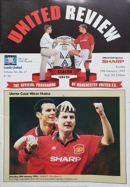 Manchester United v Leeds, FA Cup 5th Round (1995, Feb 19th)