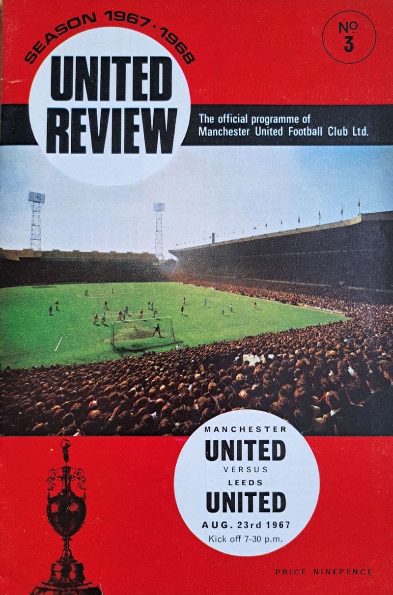 Manchester United v Leeds United, Div 1 (1967, Aug 23rd)