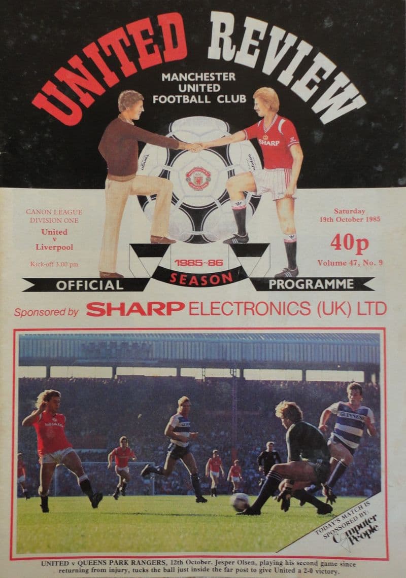 Manchester United v Liverpool, Div 1 (1985, Oct 19th)