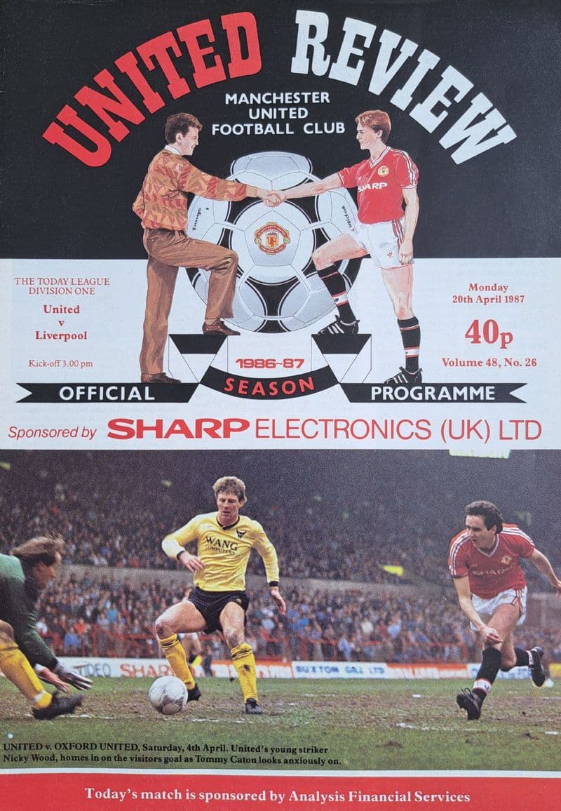 Manchester United v Liverpool, Div 1 (1987, April 20th)