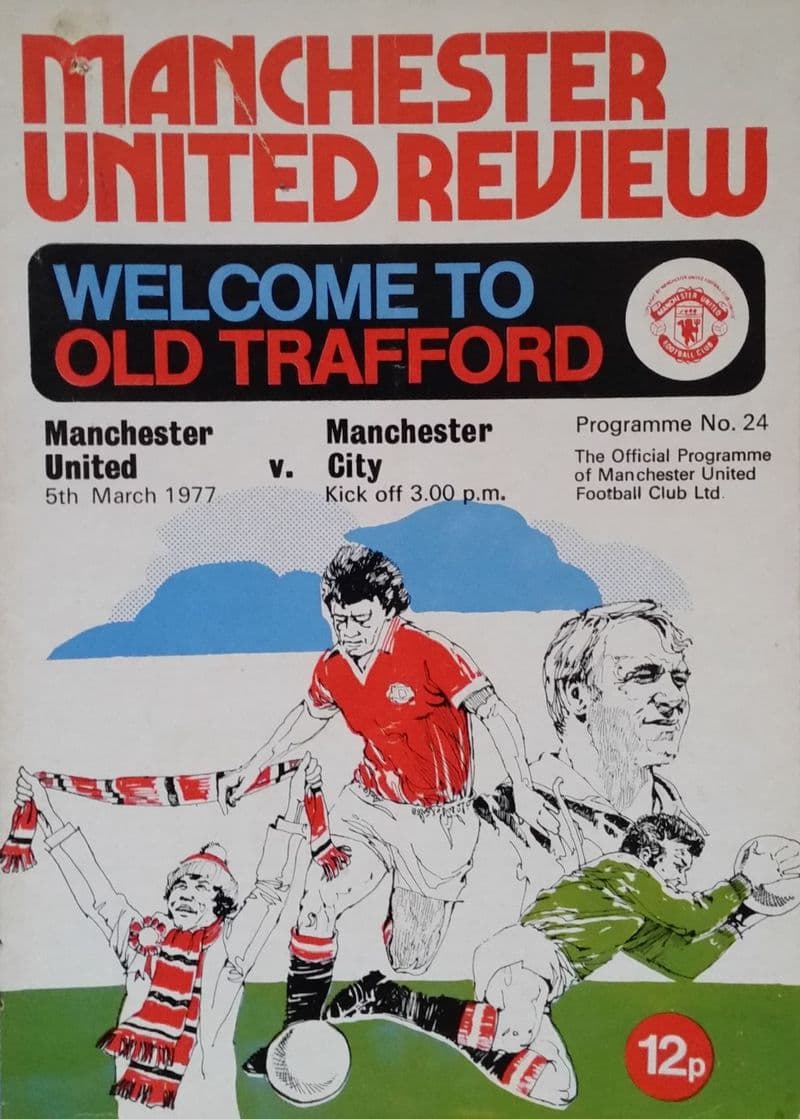 Manchester United v Man City, Division 1 (1977, March 5th)