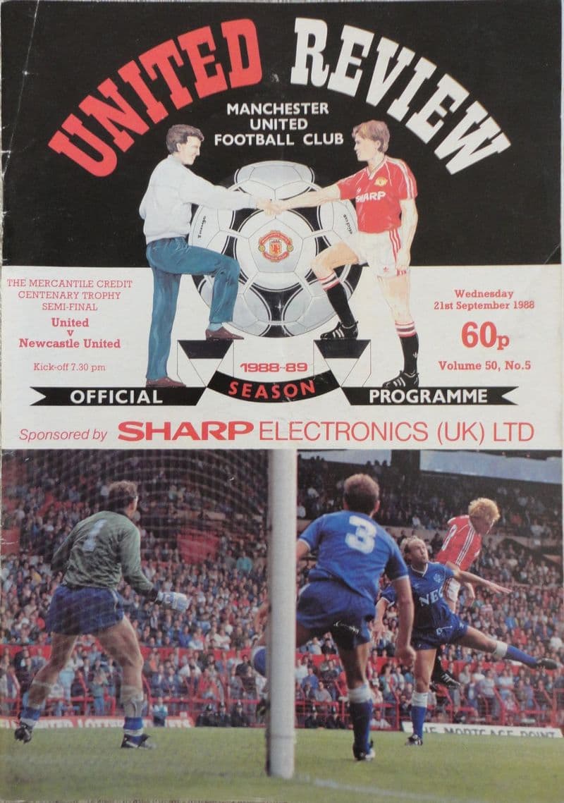 Manchester United v Newcastle, Centenary Trophy (1988, Sep 21st)