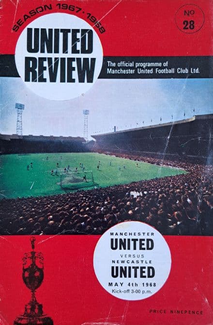 Manchester United v Newcastle, Div 1 (1968, May 4th)