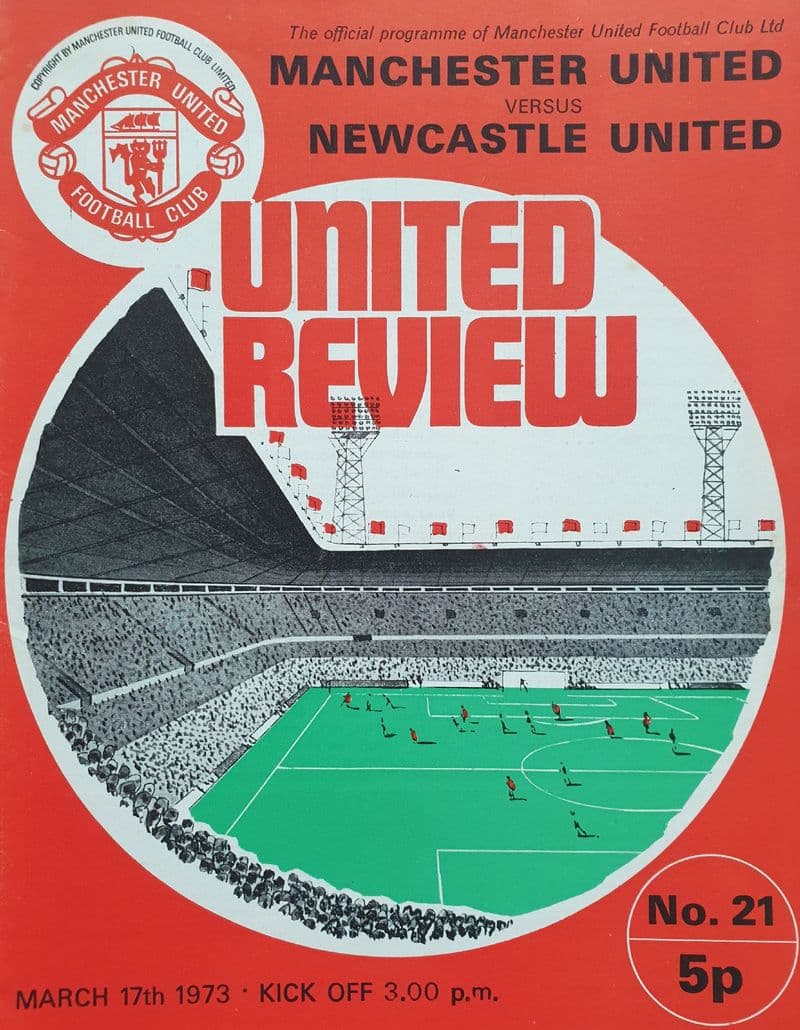 Manchester United v Newcastle, Div 1 (1973, Mar 17th)