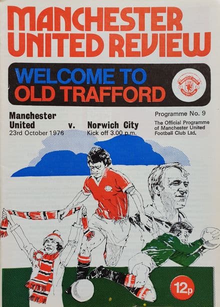Manchester United v Norwich City, Div 1 (1976, Oct 23rd)
