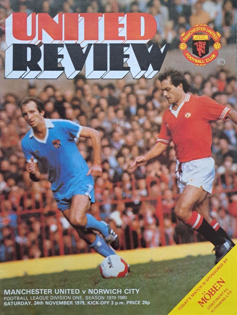 Manchester United v Norwich City, Div 1 (1979, Nov 24th)