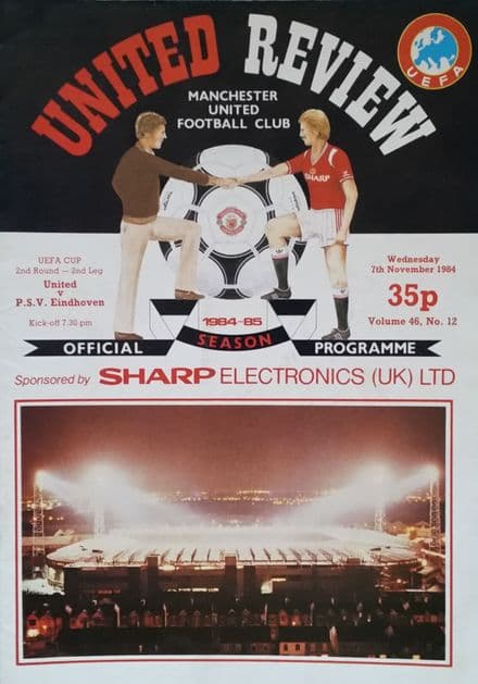 Manchester United v PSV Eindhoven, UEFA Cup (1984, November 7th)