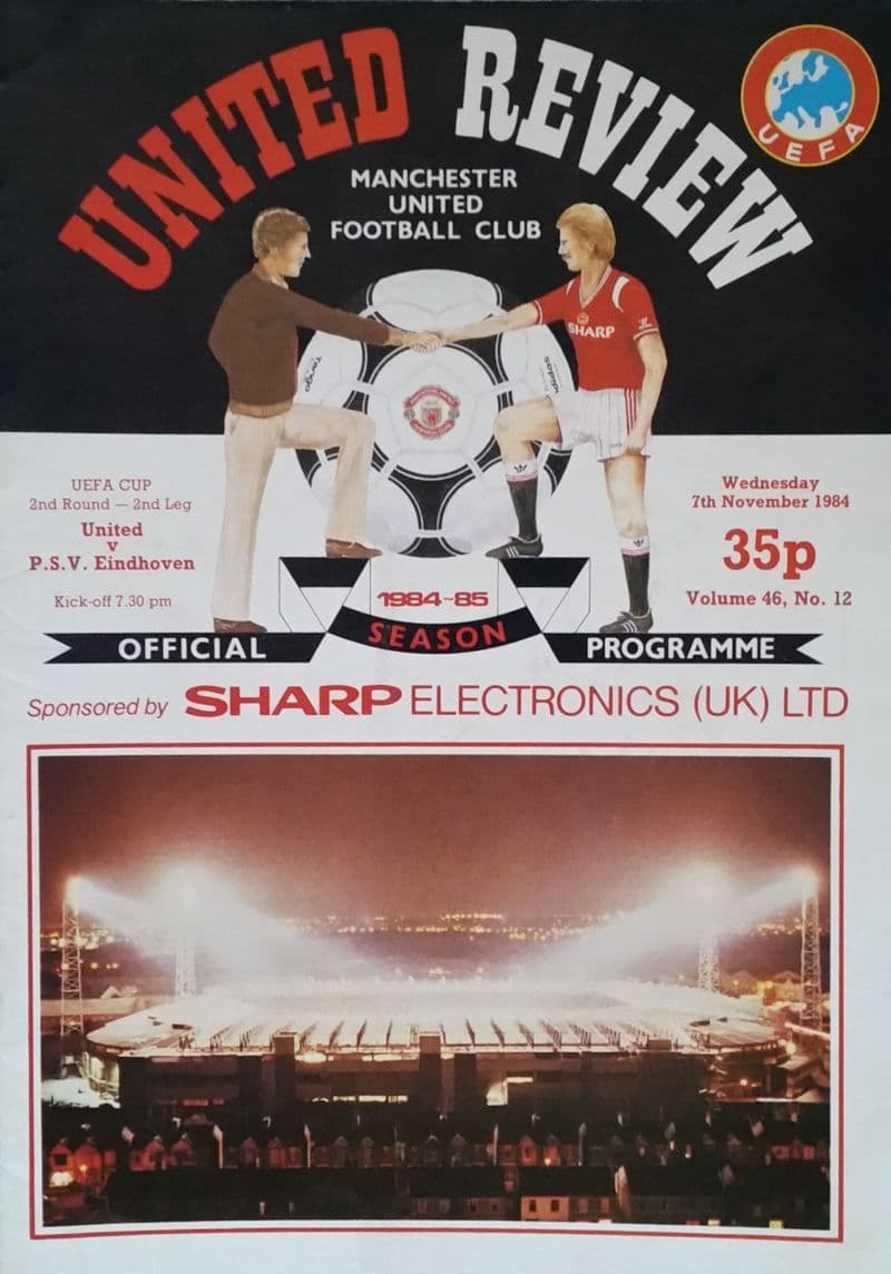 Manchester United v PSV Eindhoven, UEFA Cup (1984, November 7th)