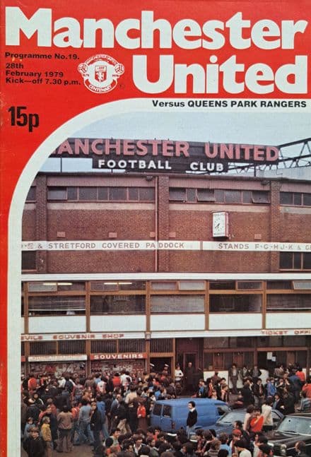 Manchester United v QPR, Div 1 (1979, Feb 28th)