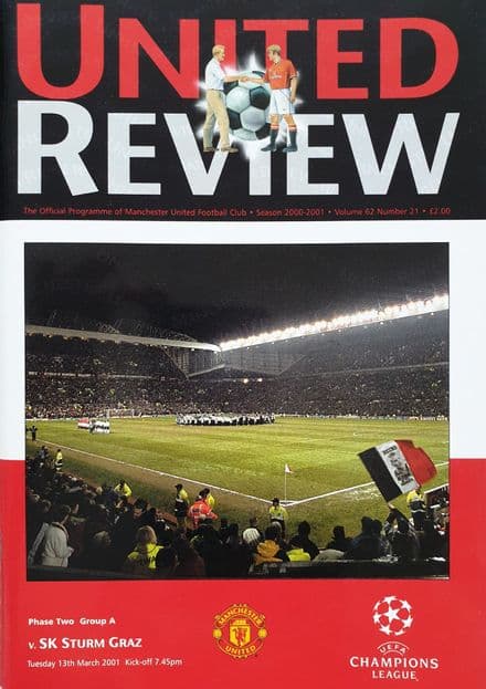 Manchester United v SK Sturm Graz, Champions League Group A (2001, Mar 13th)