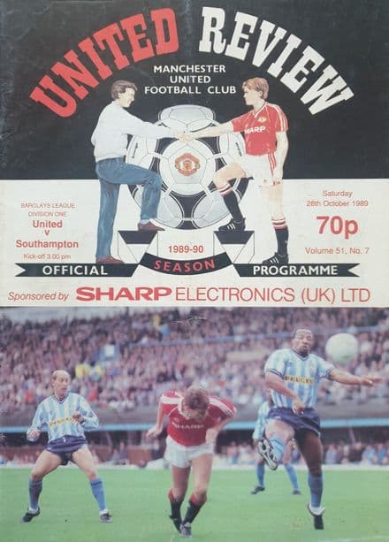 Manchester United v Southampton, Div 1 (1989, Oct 28th)