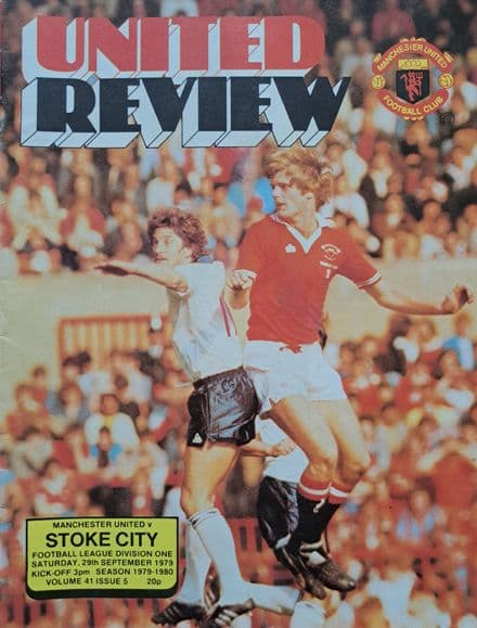 Manchester United v Stoke, Div 1 (1979, Sep 29th)