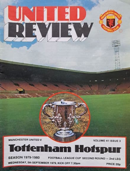 Manchester United v Tottenham Hotspur, Lge Cup (1979, Sep 5th)