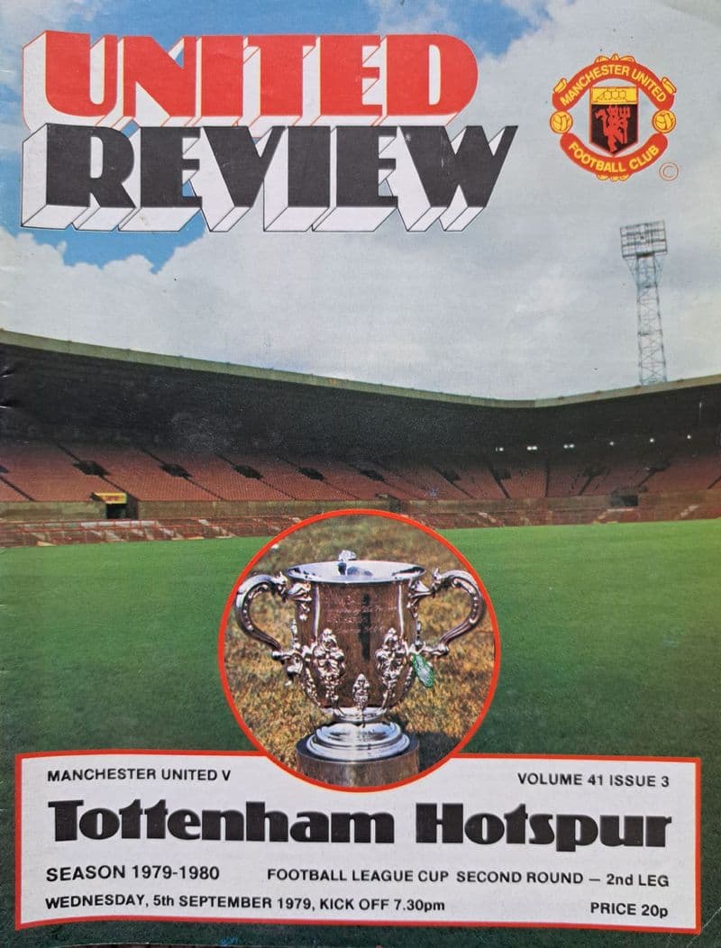 Manchester United v Tottenham Hotspur, Lge Cup (1979, Sep 5th)