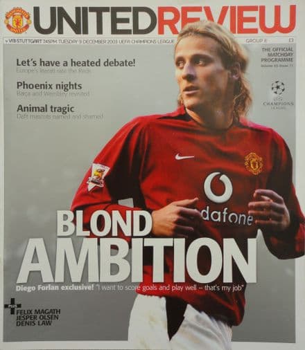 Manchester United v VfB Stuttgart, Champions League Group E (2003, Dec 9th)