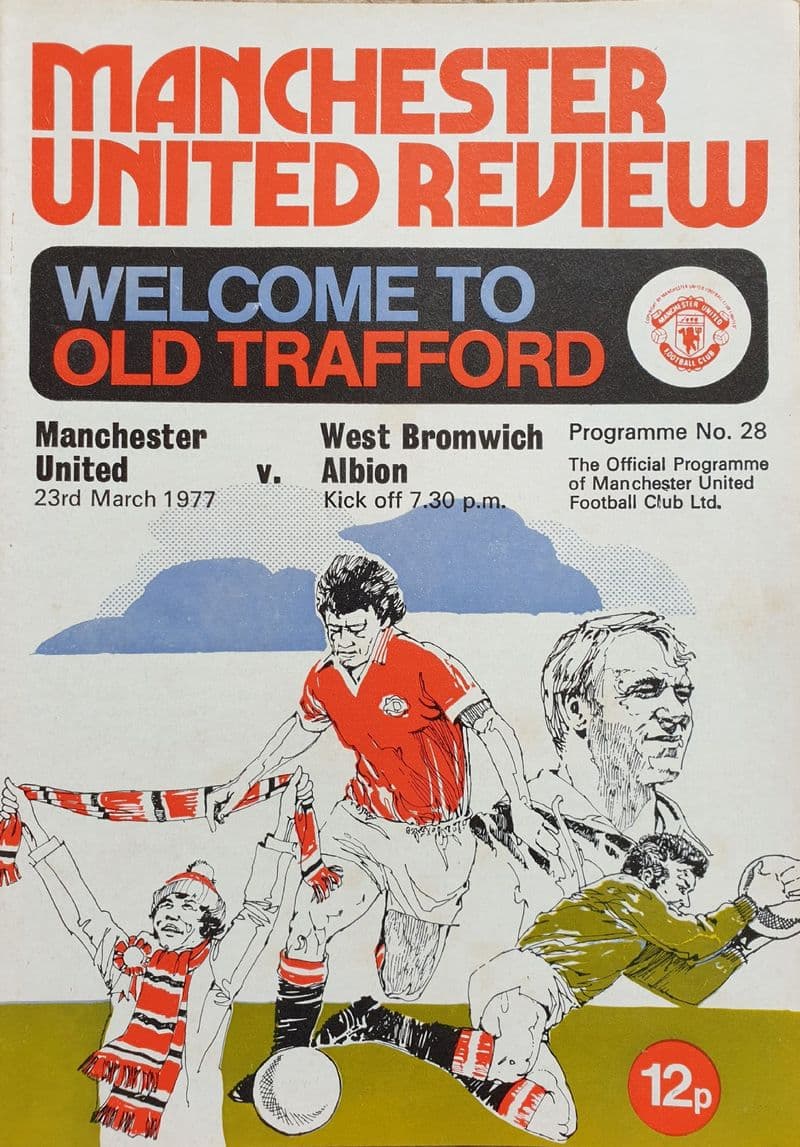 Manchester United v WBA, Div 1 (1977, Mar 23rd)