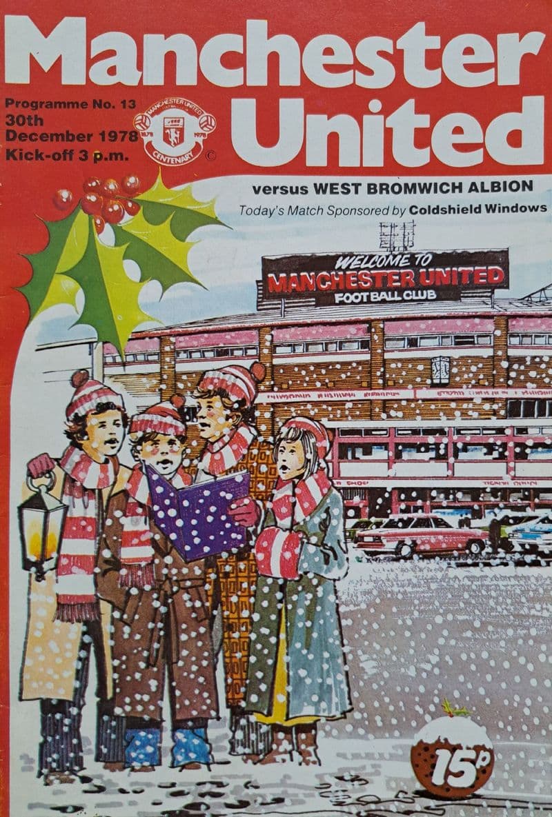 Manchester United v WBA, Div 1 (1978, Dec 30th)
