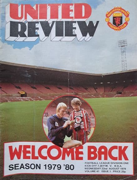 Manchester United v WBA, Div 1 (1979, Aug 22nd)
