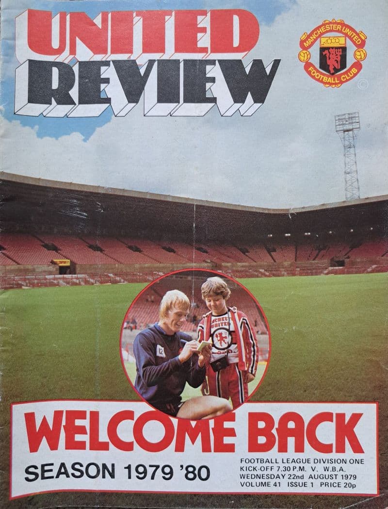 Manchester United v WBA, Div 1 (1979, Aug 22nd)