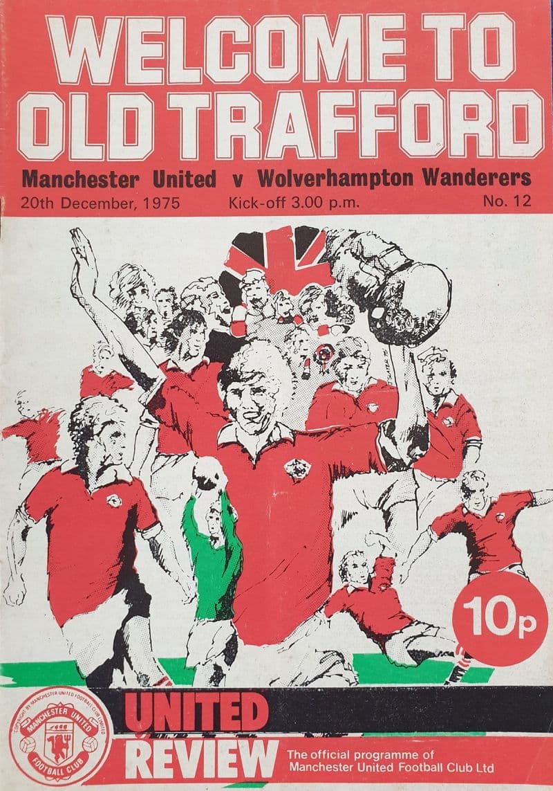 Manchester United v Wolves, Div 1 (1975, Dec 20th)