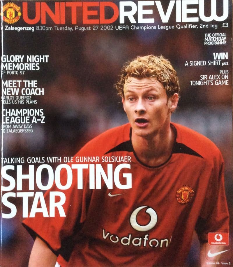 Manchester United v Zalaegerszeg, Champions League Qualifier, 2nd Leg (2002, Aug 27th)