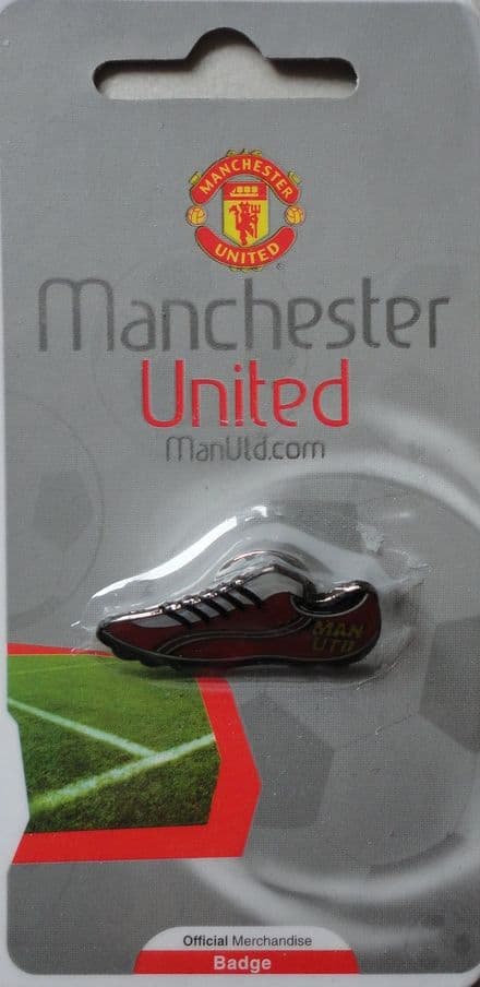 Manchester Utd Boot Enamel Pin Badge