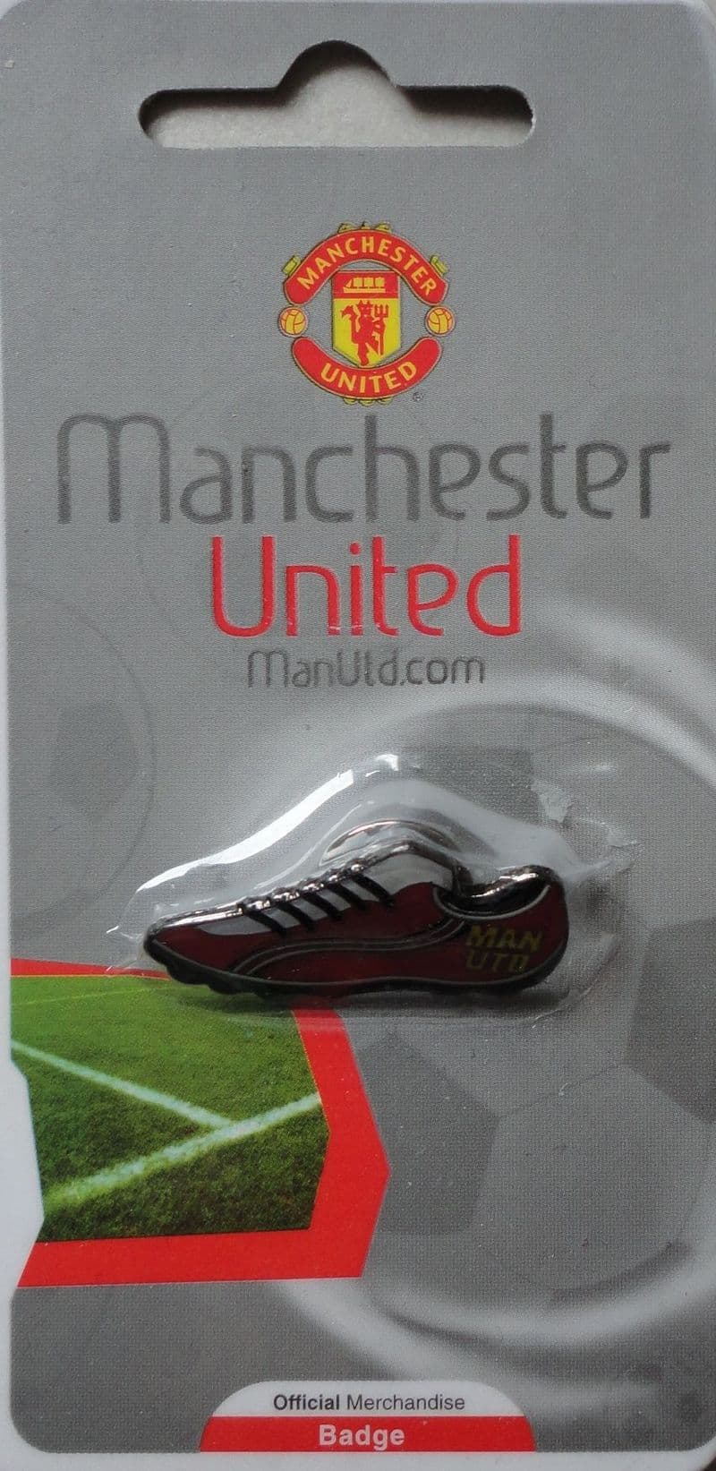 Manchester Utd Boot Enamel Pin Badge