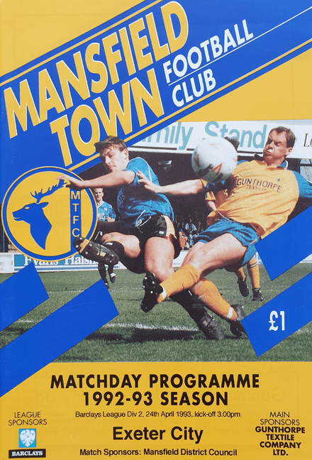 Mansfield v Exeter, Div 2 (1993, Apr 24th)