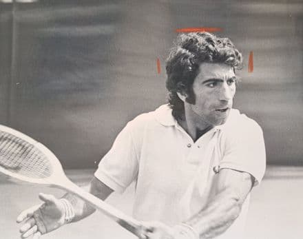 Manuel Orantes Press Photo "Backhand"