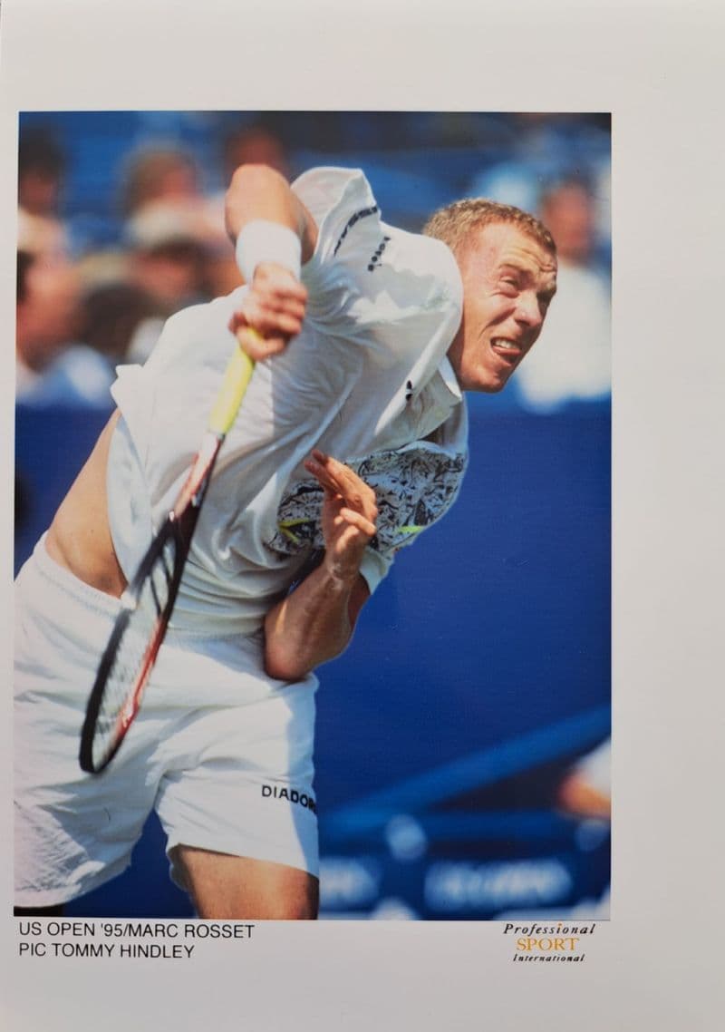 Marc Rosset Colour Press Photo (US Open, 1995)