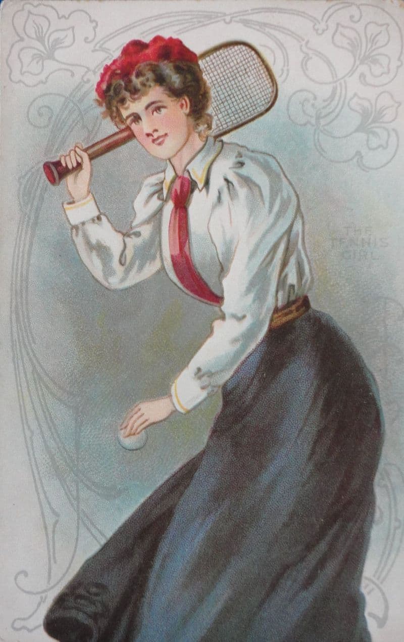 Marcus Ward Lady Player Card (Postally used)