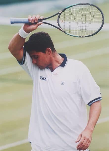 Mark Phillipoussis Coloured Press Photo (Wimbledon, 1999)