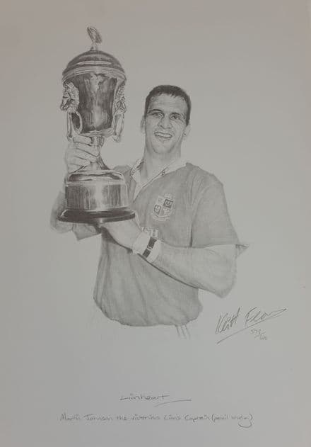 Martin Johnson Pencil Study Print (578 of 600)