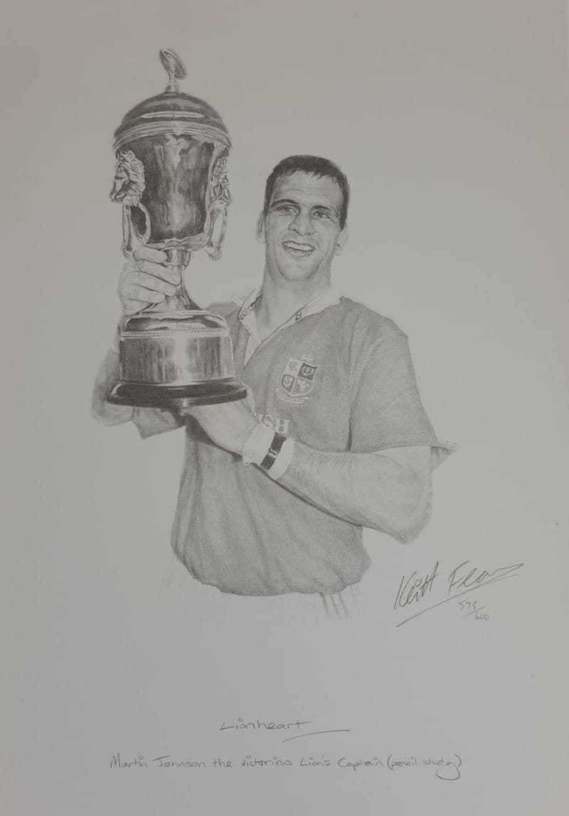 Martin Johnson Pencil Study Print (578 of 600)