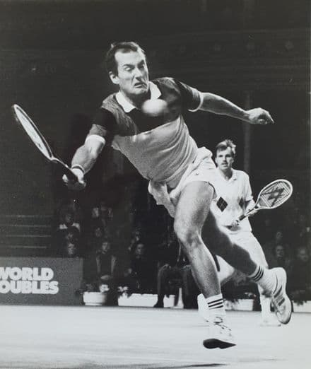 Mayer & Fibak Press Photo (WCT Doubles 1984)