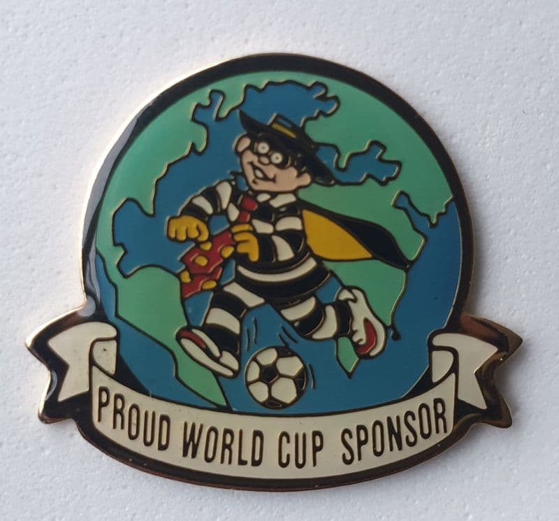 McDonalds Hamburglar World Cup Pin Badge