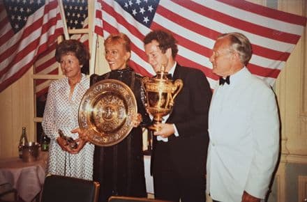 McEnroe and Navratilova, Wimbledon Singles Photo