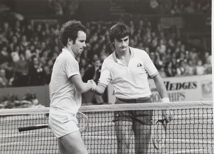 McEnroe v Leconte Press Photo, Wembley