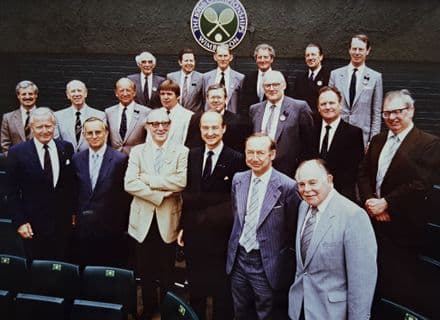 Media Sub Committee Photo (Wimbledon, 1986)