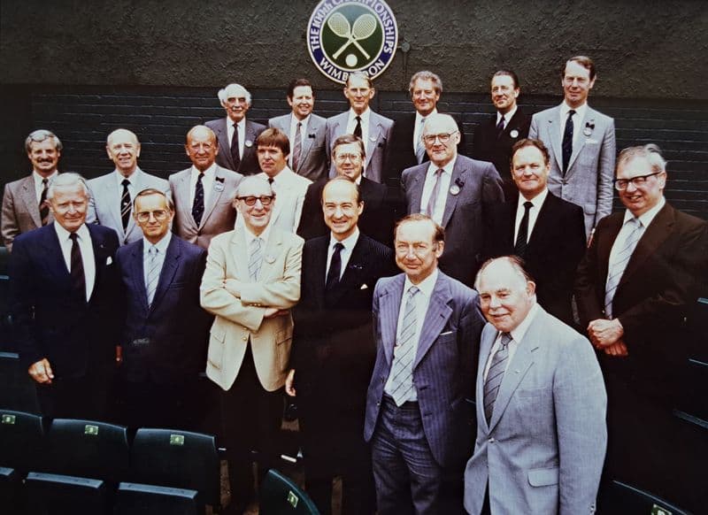 Media Sub Committee Photo (Wimbledon, 1986)