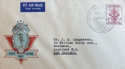 Melbourne Olympics FDC (1956)