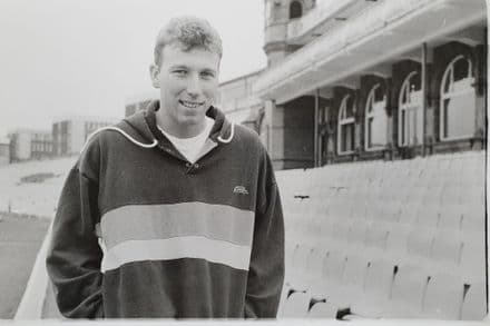 Michael Atherton Press Photograph "Outside the Pavilion"