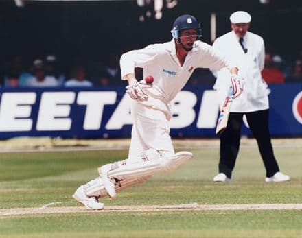 Michael Atherton Press Photograph "Quick Single"