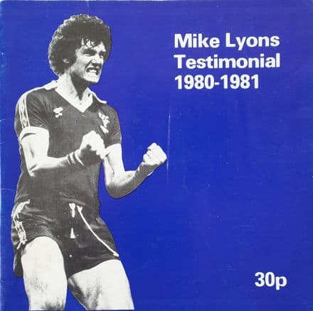 Mick Lyons Testimonial Programme (1980-81) SIGNED COPY
