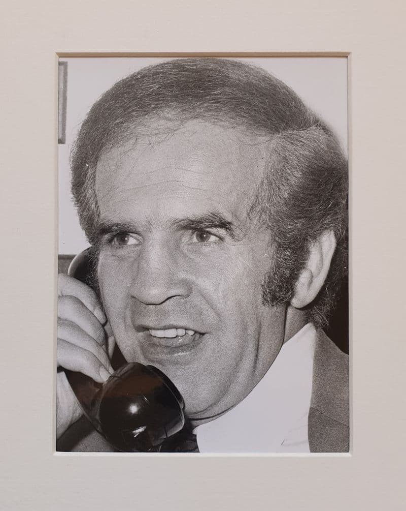 Mickey Duff B&W Press Photo