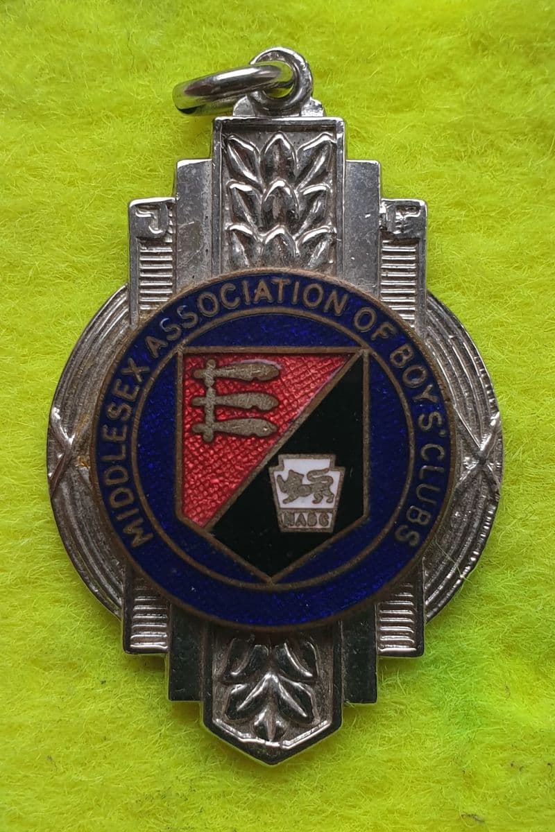 Middlesex Association of Boys Clubs Table Tennis 1969