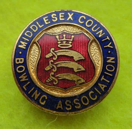 Middlesex CBA (HW Miller Pre 1958) Enamel Pin Badge